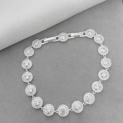 PULSEIRA SWAROVSKI REDONDA 8MM